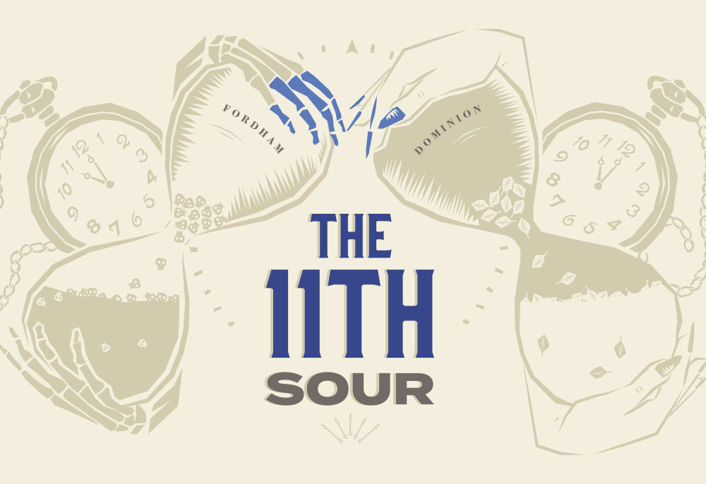 Fordham & Dominion The 11th Sour with two hourglasses