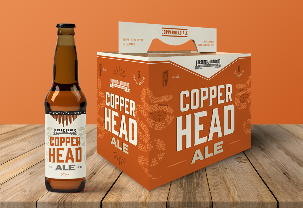 Fordham & Dominion's redesigned beer bottle and package