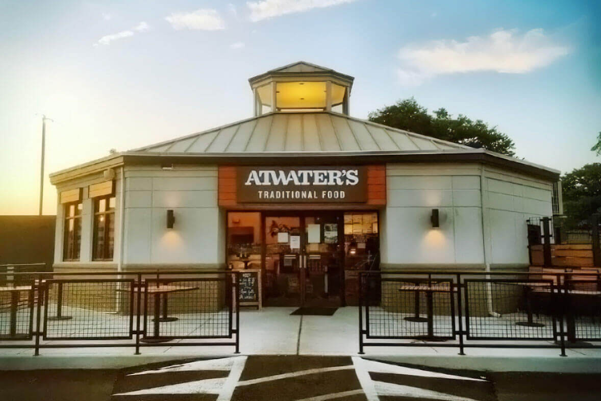 Exterior of Atwater’s Kenilworth location.