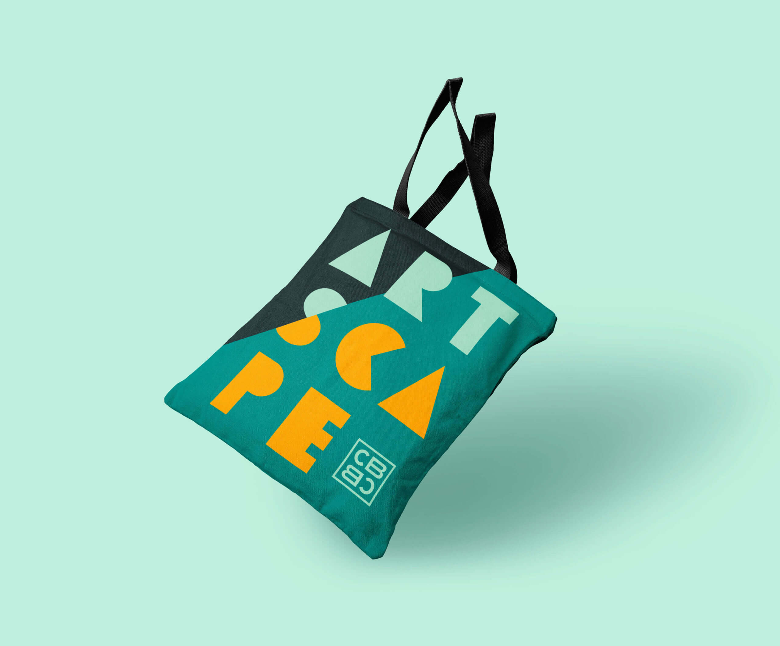 A mocked-up tote bag for Artscape.