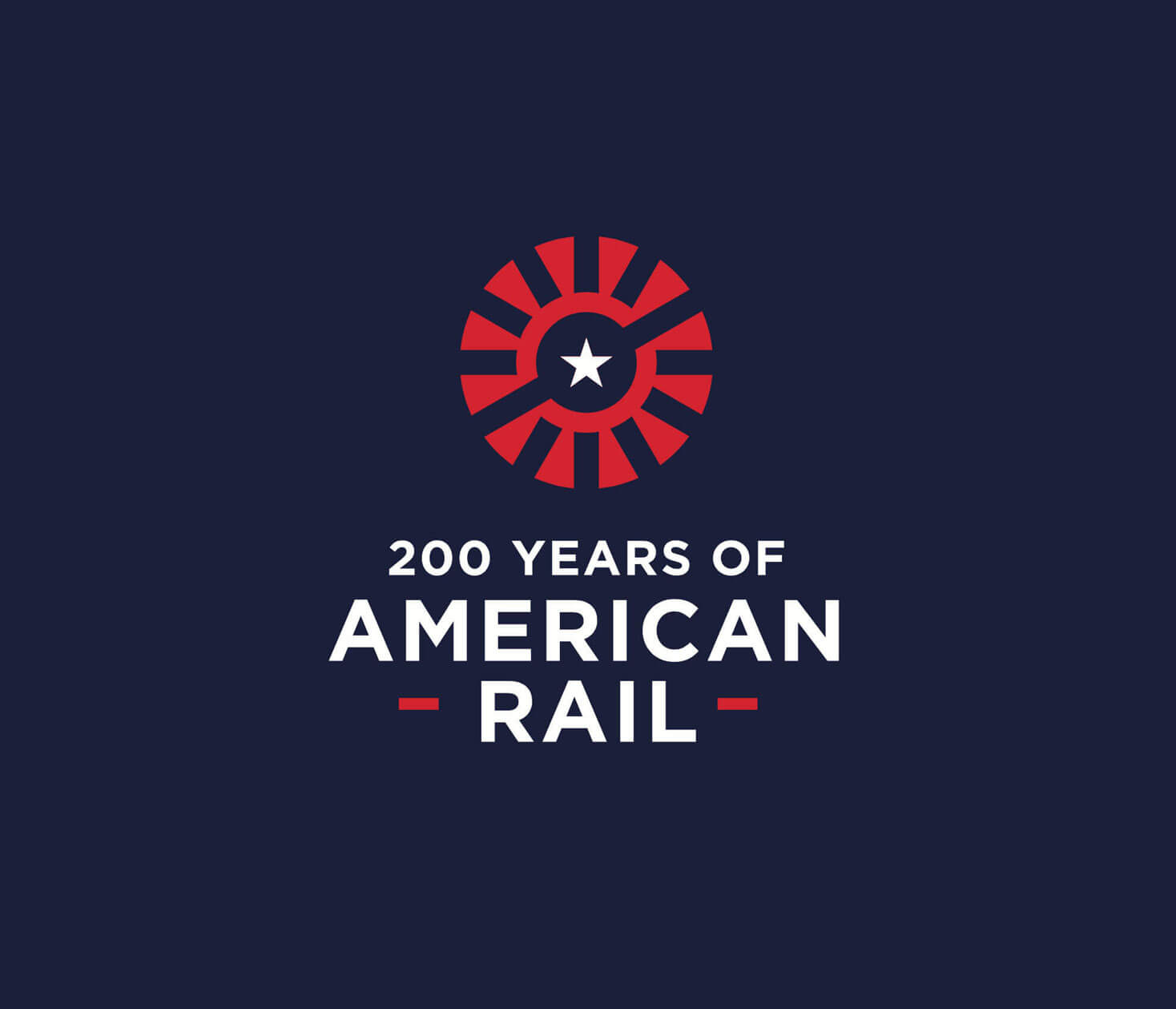 The campaign logo and name in red, white, and blue.