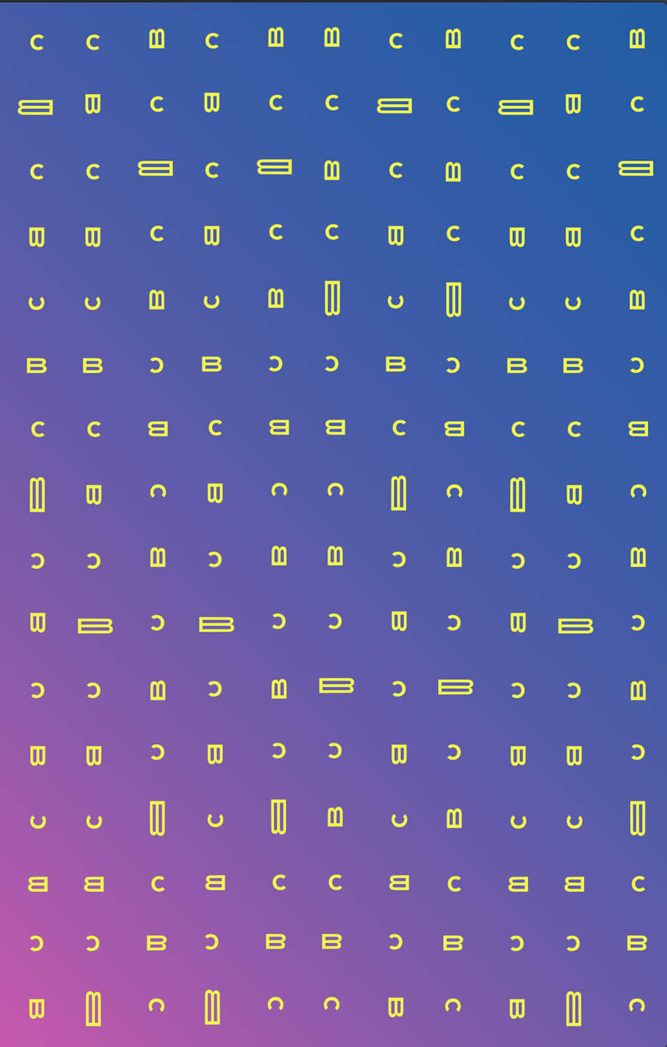 letter patterns