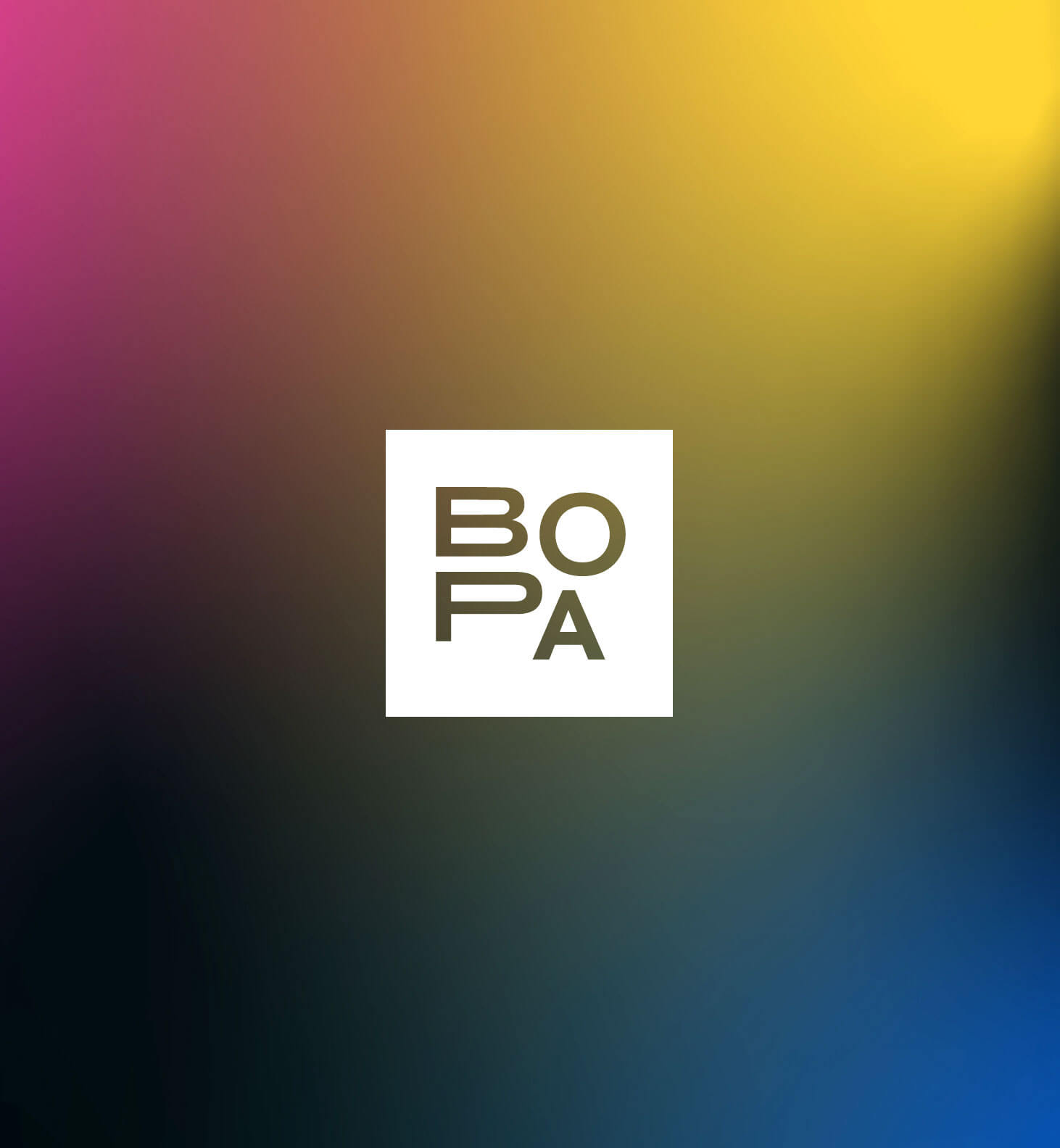 The BOPA logo over a multi-color gradient.