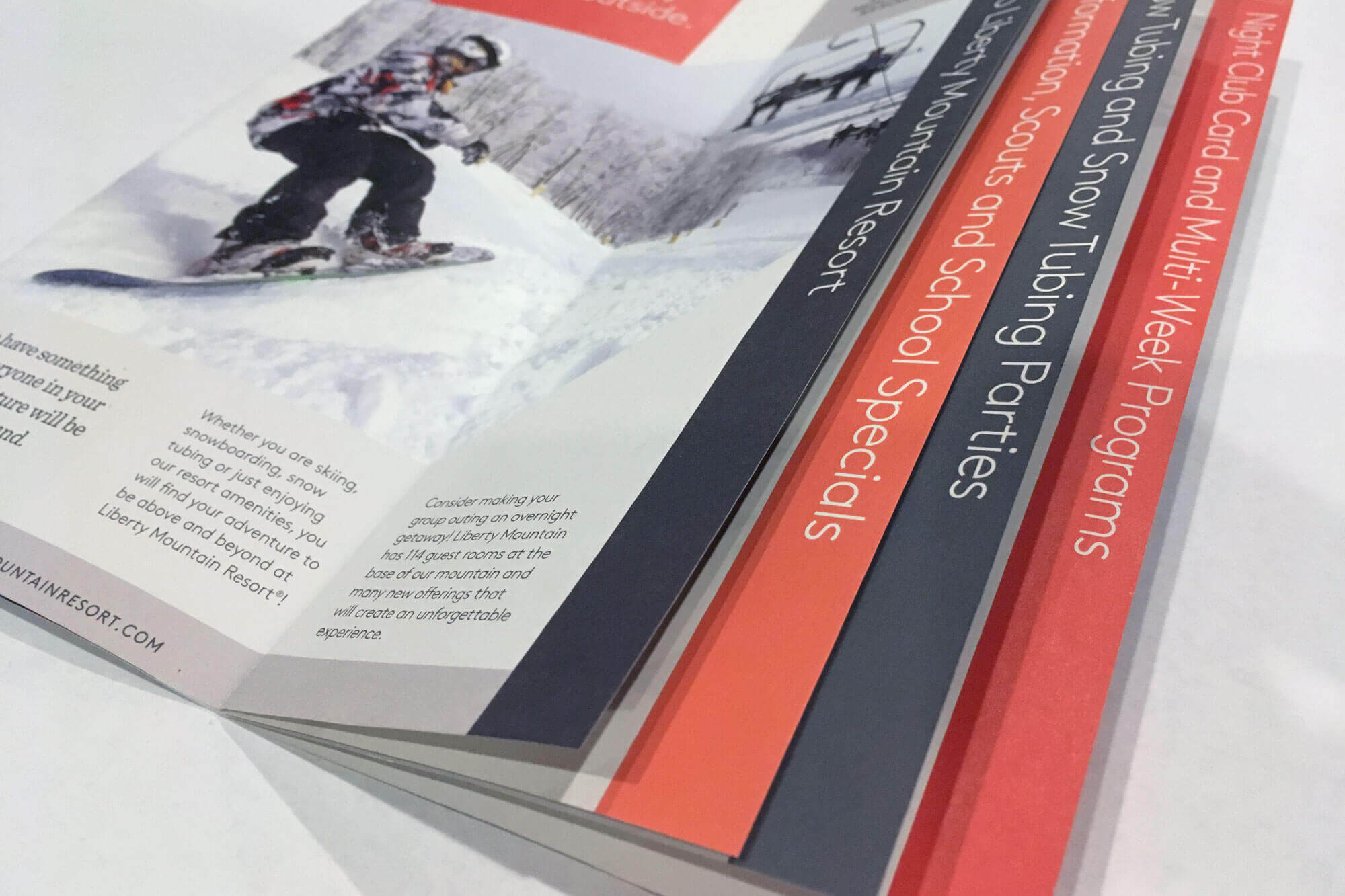 Liberty Mountain Resort brochure.