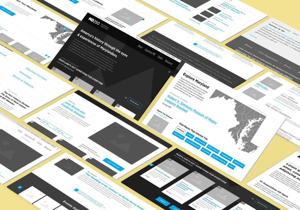 A look at the website development wireframing phase.
