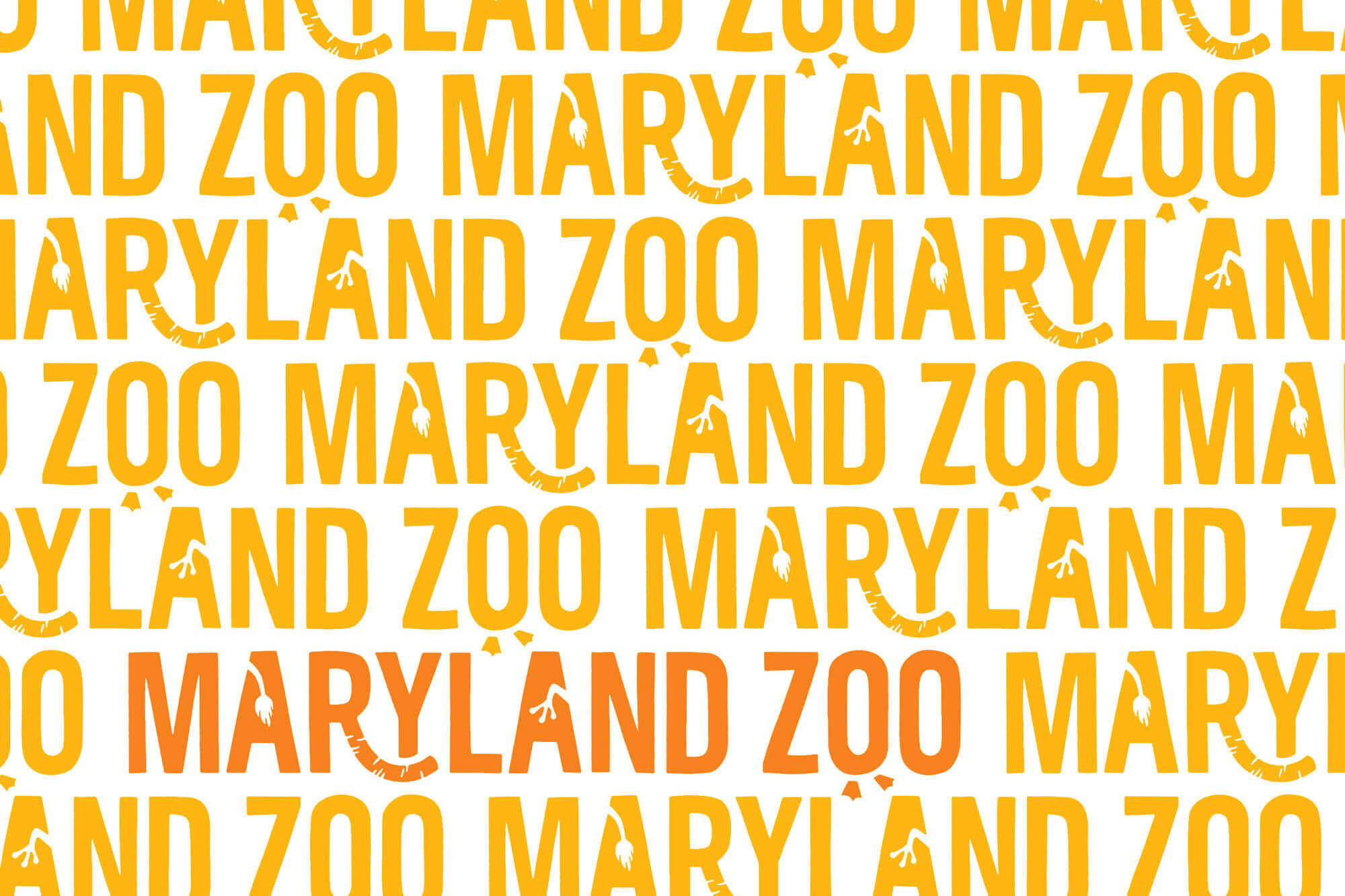 The Maryland Zoo logo repeated.