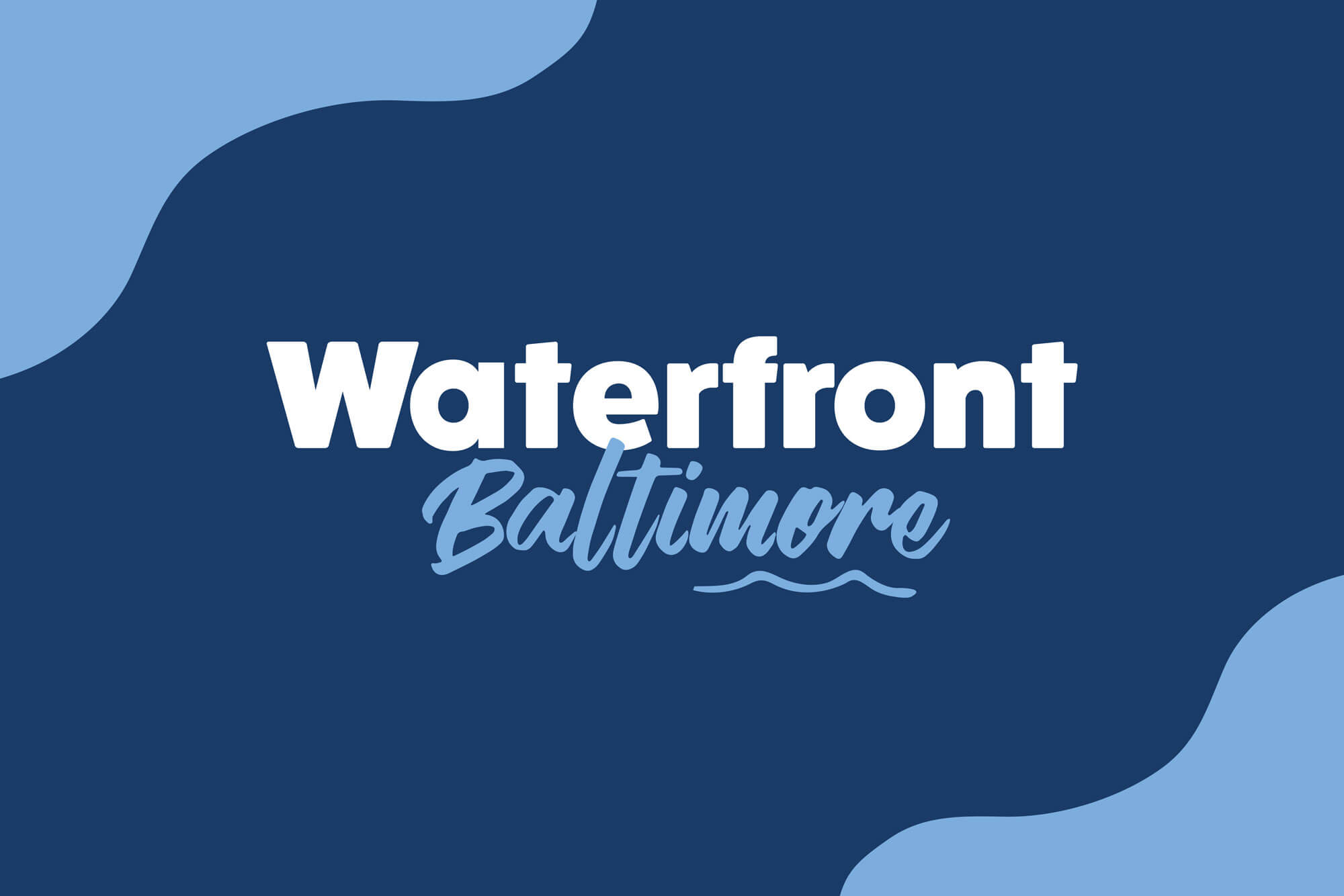 The Waterfront Baltimore logo.