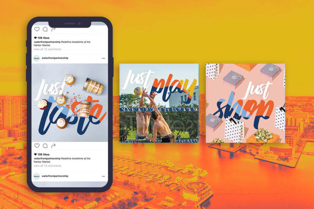 A carousel of photos displayed on a the Instagram app on an iPhone screen.
